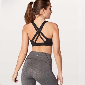 Lululemon Stash N’ Run Bra grey